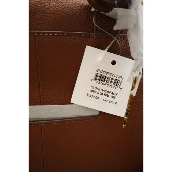 Fossil SHB2976210 Women's Medium Brown Leather Elina Convertible Backpack - Picture 12 of 16